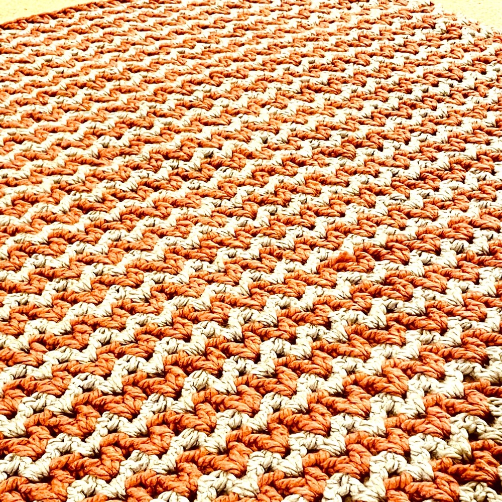 Chevron Crocheted Blanket